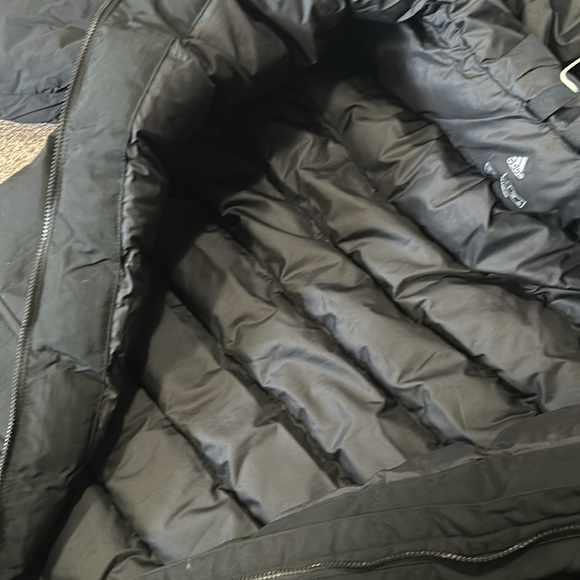 Adidas winter coat / jacket fur hood size LARGE BNWT parka - Picture 5 of 7